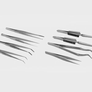 Brucelle courbe pointe fine  105 mm Marca RSG.