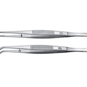 Pinza disección punta fina,  200mm Marca RSG.