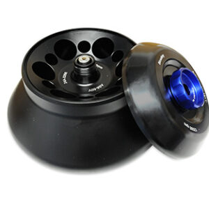 Rotor ángulo fijo de aluminio para 6 tubos de 15 ml / 6 tubos de 50 ml Marca DLab.