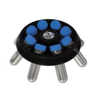 CABEZAL ANGULAR PARA 8 TUBOS DE 50ML Marca Nahita-Blue.