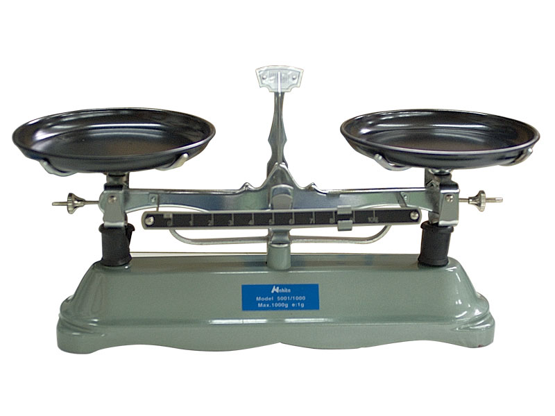 BALANZA 2 PLATOS 1000G/1G, MODELO ROBERVAL Marca Nahita.