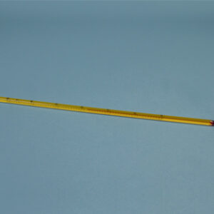 Termómetro varilla amarillo líq. color, -10/50 Marca Nahita.