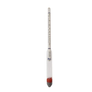 ALCOHOMETRO GAY LUSSAC 0-100, CON CERTIFICADO DE LOTE Marca Nahita.