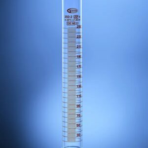 CILINDRO DE MEDICION PARA DENSIMETRO100 ML Y 250 ML Marca Glassco.