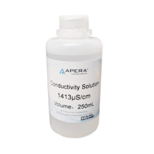 SOLUCIÓN ESTÁNDAR CONDUCTIVIDAD 1413 µS/cm, 250 ml Marca Apera.
