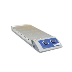 AGITADOR ANALOG. 10 PUESTOS C/CALEFAC. RSLAB-5C Marca RS Lab.