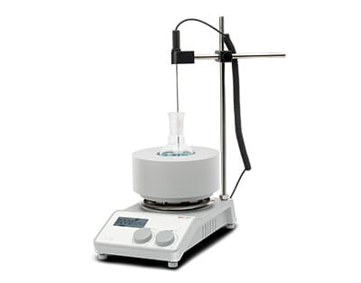 AGITADOR DIGITAL CON MANTA CALEFACTORA PARA MATRACES FONDO REDONDO 100ML Marca DLab.