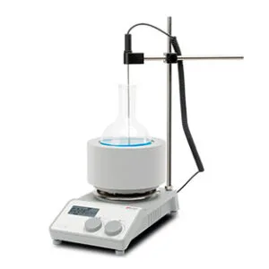 AGITADOR DIGITAL CON MANTA CALEFACTORA PARA MATRACES FONDO REDONDO 500ML Marca DLab.