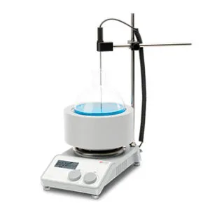 AGITADOR DIGITAL CON MANTA CALEFACTORA PARA MATRACES FONDO REDONDO 1000ML Marca DLab.