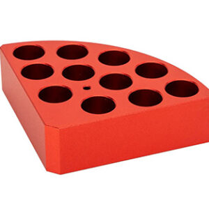 SOPORTE POLI-BLOCK ROJO, 11 ORIFICIOS, Ø12,5X20MM Marca RS Lab.