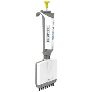 PIPETA MULTICANAL DIGIPETTE PREMIUM, 8 CANALES, 5-50 µl Marca Digipette.