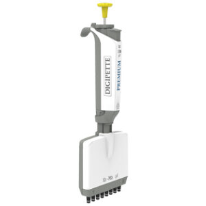 PIPETA MULTICANAL DIGIPETTE PREMIUM, 8 CANALES, 10-100 µl Marca Digipette.