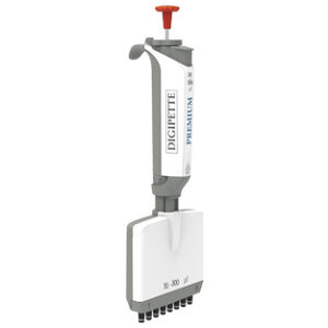 PIPETA MULTICANAL DIGIPETTE PREMIUM, 8 CANALES, 30-300 µl Marca Digipette.