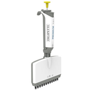 PIPETA MULTICANAL DIGIPETTE PREMIUM, 12 CANALES, 2-20 µl Marca Digipette.