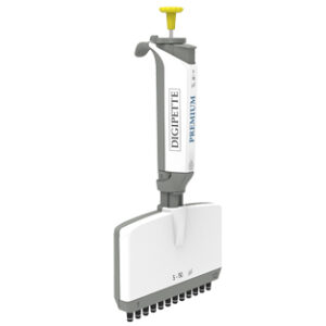 PIPETA MULTICANAL DIGIPETTE PREMIUM, 12 CANALES, 5-50 µl Marca Digipette.