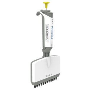 PIPETA MULTICANAL DIGIPETTE PREMIUM, 12 CANALES, 10-100 µl Marca Digipette.