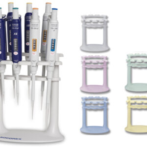 SOPORTE 337 P/7 PIPETAS MONOCANAL, AMARILLO Marca Socorex.