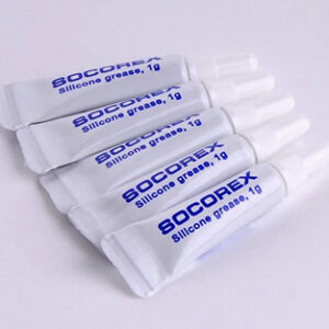 GRASA DE SILICONA, TUBO 10 G Marca Socorex.