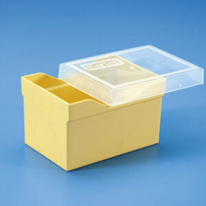 CAJA PARA PUNTAS C/TAPA ESTANDAR - AMARILLO Marca Kartell.