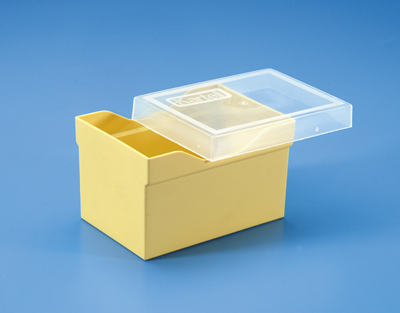 CAJA PP GRIS P/RECAMBIO PUNTAS C/TAPA Marca Kartell.