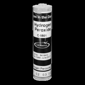 Comparador Peróxido Hidrógeno 0-0,8ppm rango bajo Marca Chemetrics.