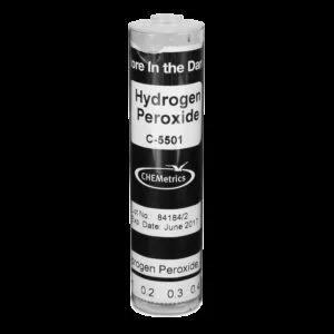 Comparador Peróxido Hidrógeno 0-0,8ppm rango bajo Marca Chemetrics.