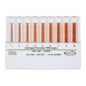 Comparador Peróxido Hidrógeno 1-10ppm Marca Chemetrics.