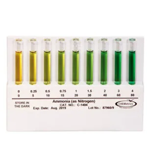 Comparador Amoniaco, 0-4 y 0-80 ppm Marca Chemetrics.