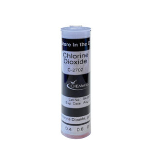 Comparador Cloro Dióxido 0-2 ppm Marca Chemetrics.