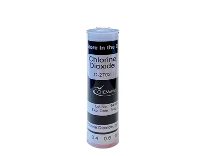 Comparador Cloro Dióxido 0-2 ppm Marca Chemetrics.