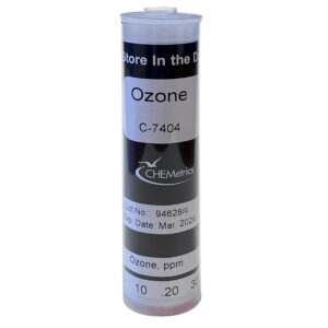 Ozono, 0-0.6 ppm. Comparador de recambio Marca Chemetrics.
