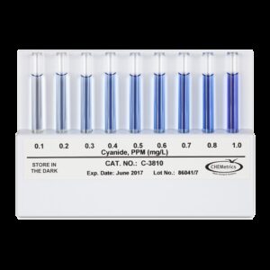 Comparador Cianuro 0,1-1 ppm Marca Chemetrics.