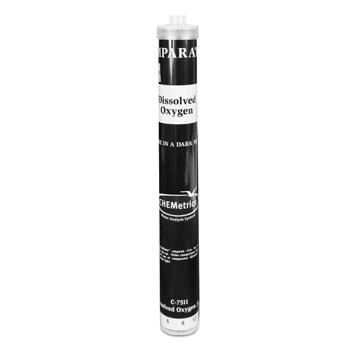 Oxígeno, 0-20 ppb. Comparador de recambio Kit CHEMets ULR Marca Chemetrics.