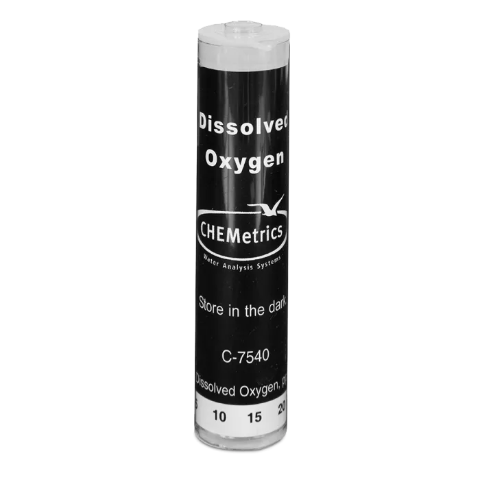 Oxígeno, 0-40 ppb. Comparador de recambio Marca Chemetrics.