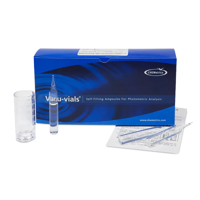 Kit instrumental Manganeso, 0-30 ppm Marca Chemetrics.
