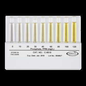 Fosfato, 10 - 150 ppm. Comparador de recambio Marca Chemetrics.