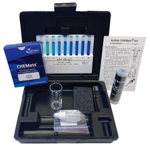 Kit Sulfuro 0-1 y 1-10 ppm Marca Chemetrics.