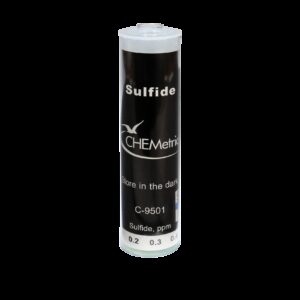 Sulfuro, 0-1 ppm. Comparador de recambio Marca Chemetrics.