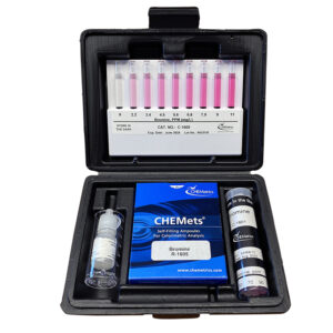 Kit visual Bromo 0-2,2 / 0-11 ppm Marca Chemetrics.
