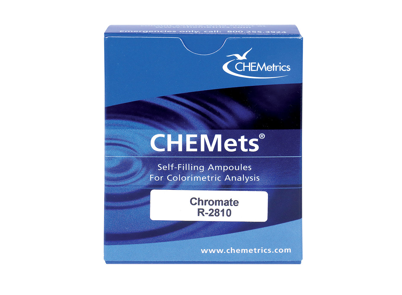 Recambio para Cromato (CrO4), 0-1/1-10 ppm Marca Chemetrics.