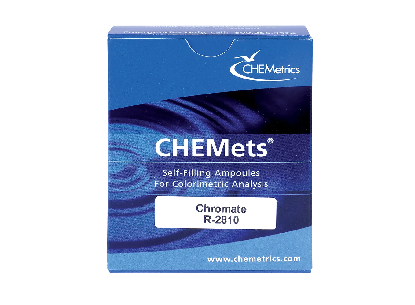 Recambio para Cromato (CrO4), 0-1/1-10 ppm Marca Chemetrics.