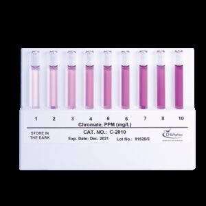 Comparador Cromo 0-10 ppm Marca Chemetrics.