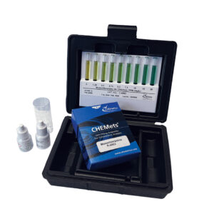 Kit Monocloramina, 0-20 ppm como NH2Cl-Cl2 Marca Chemetrics.