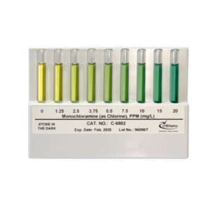 Comparador para el kit NCL001 (Kit Monocloramina, 0-20 ppm como NH2Cl-Cl2) Marca Chemetrics.