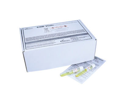 Kit DQO 0-15000 ppm libre de Hg, 98 viales Marca Chemetrics.