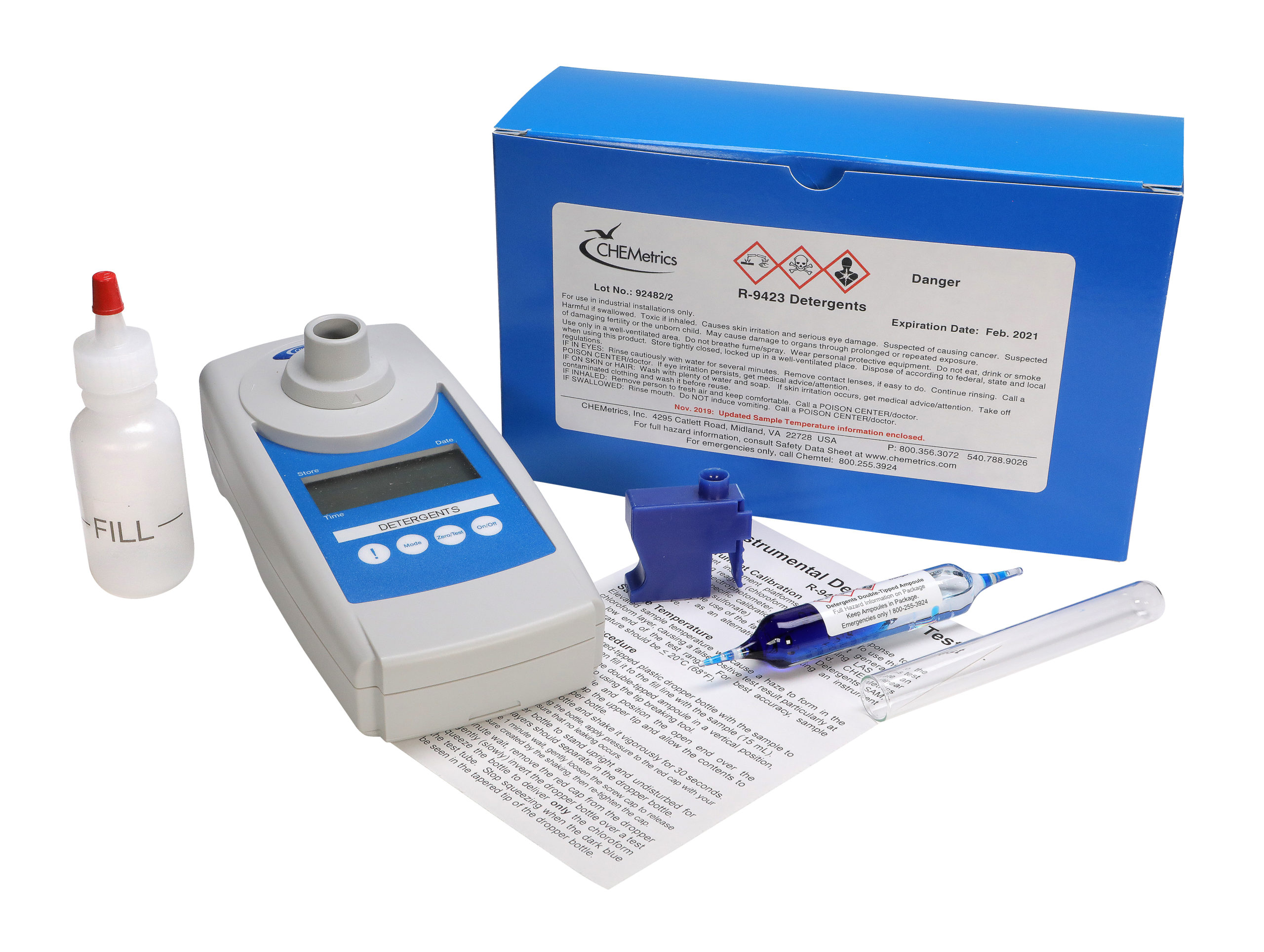 Recambio para kit instrumental NDC002 Marca Chemetrics.