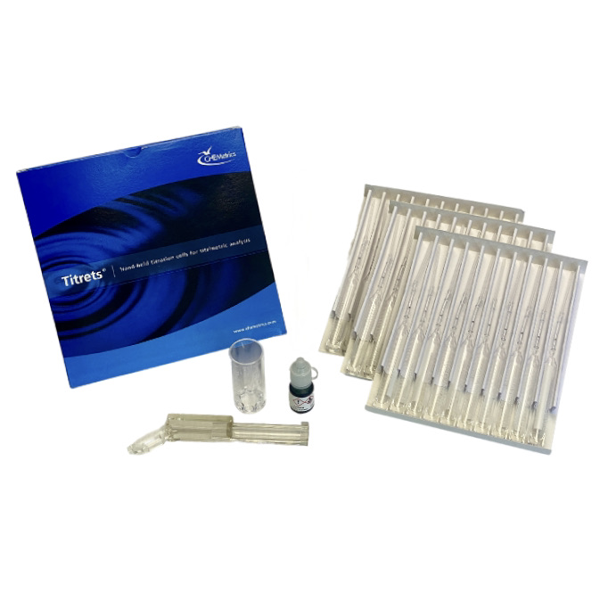 Kit visual Alcalinidad (total), 100-1000 ppm Marca Chemetrics.