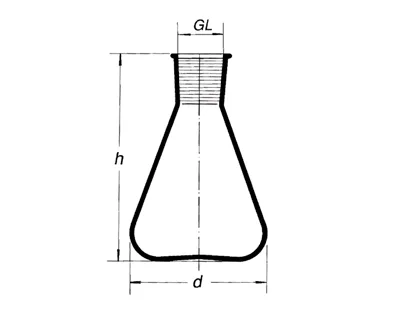 MATRAZ ERLENMEYER SIMAX RIN 29/32 1000ML Marca Simax. - Imagen 2