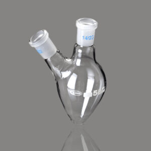 MATRAZ FORMA CORAZON 2 BOCAS 14/23, 50 ML Marca Glassco.
