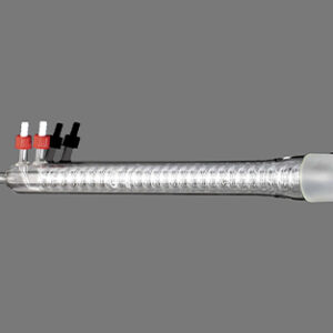Refrigerante de Dimroth 45/40, 400mm para Soxhlet 250 mL Marca Glassco.